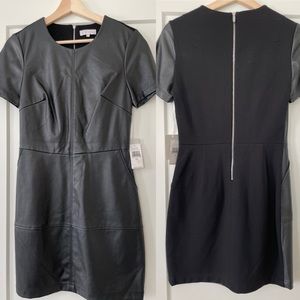 1.State Faux Leather Dress